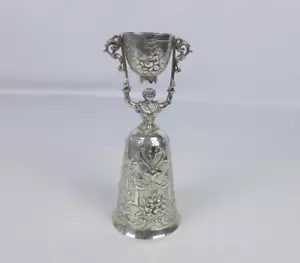Taza de boda vintage Hanau plata matrimonio figura alemana Neresheimer & Sohn - Imagen 1 de 11