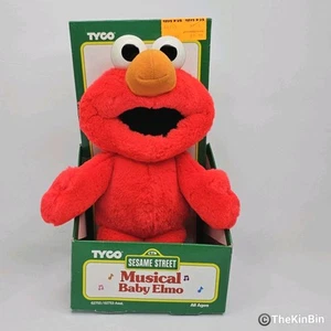 Peluche Tyco Sesame Street Musical Baby Elmo 1996 Vintage 8" 62755 NRFP *Leer Desc - Imagen 1 de 16