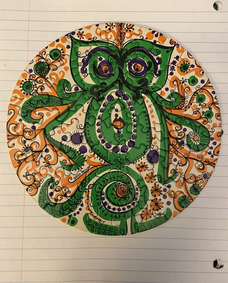 Винтажная головоломка 1968 Springbok — лягушка Фелисити — круг Sandy Miller 7 дюймов - Изображение 1 из 3