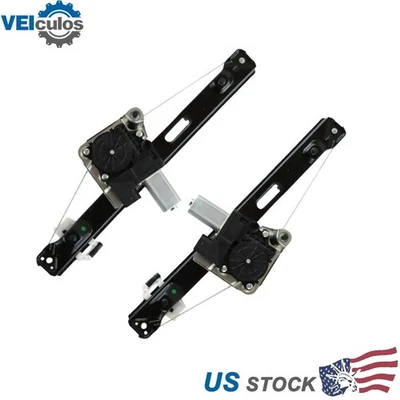 Par de reguladores de ventana con motor para BMW 323i 325i 325xi 330xi 335d M3 lateral trasero Foto 1 de 4