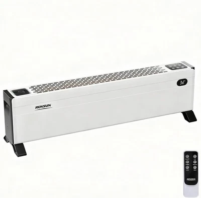 32'' Electric Baseboard Heater with Remote & Timer 1500W Convection Space Heater - Image 1 of 4
