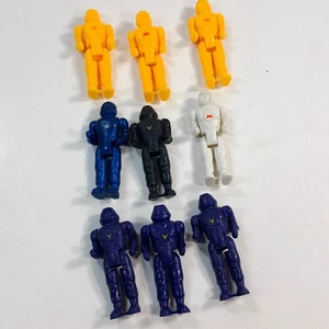 Manta Force action figure set 9 yellow blue black white Bluebird Toys 1986 mini - Picture 1 of 7