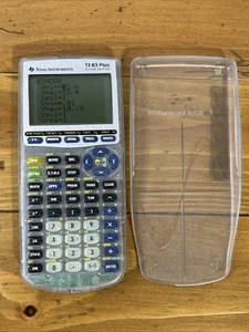 Texas Instruments TI-83 Plus Silver Edition Calcolatrice Grafica Trasparente Funzionante - Foto 1 di 4