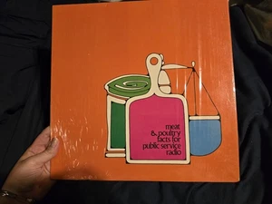 MEAT & POULTRY Public Service Radio LP Rare US Department of Agriculture - Picture 1 of 6