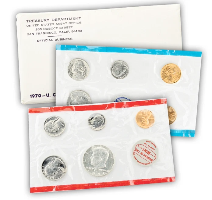 Juego Estados Unidos 1970 como nuevo - 10 piezas - OGP Foto 1 de 1