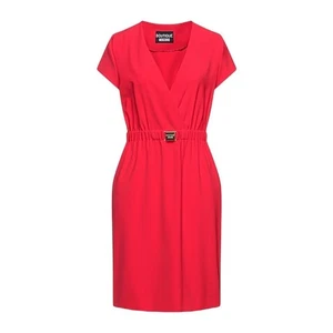 Nuevo con etiquetas Mini Vestido Moschino Boutique Rojo $698 - Imagen 1 de 11