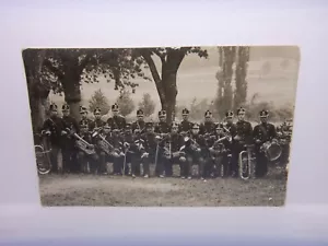 ERSTER WELTKRIEG BUNDESWEHR MILITÄR POSTKARTE ECHTFOTO0 ARMEE BAND - Bild 1 von 2
