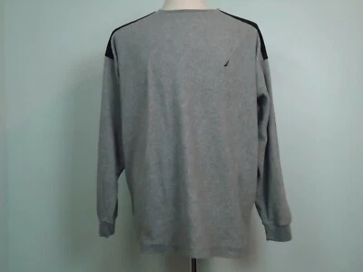 Sudadera Nautica Hombre Manga Larga Logo Frontal Gris/Negro Talla XL Foto 1 de 4