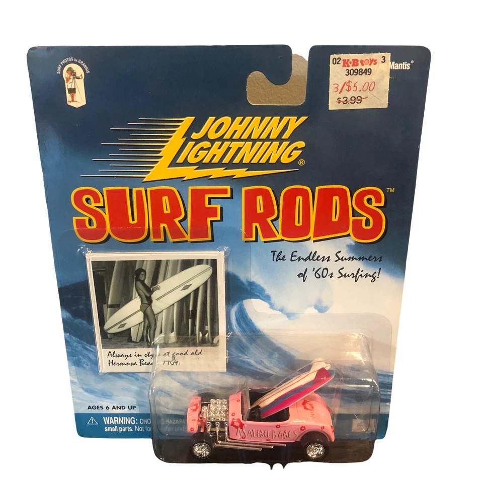 Johnny Lightning Surf Rods Malibu Babes 32 Ford Coupe