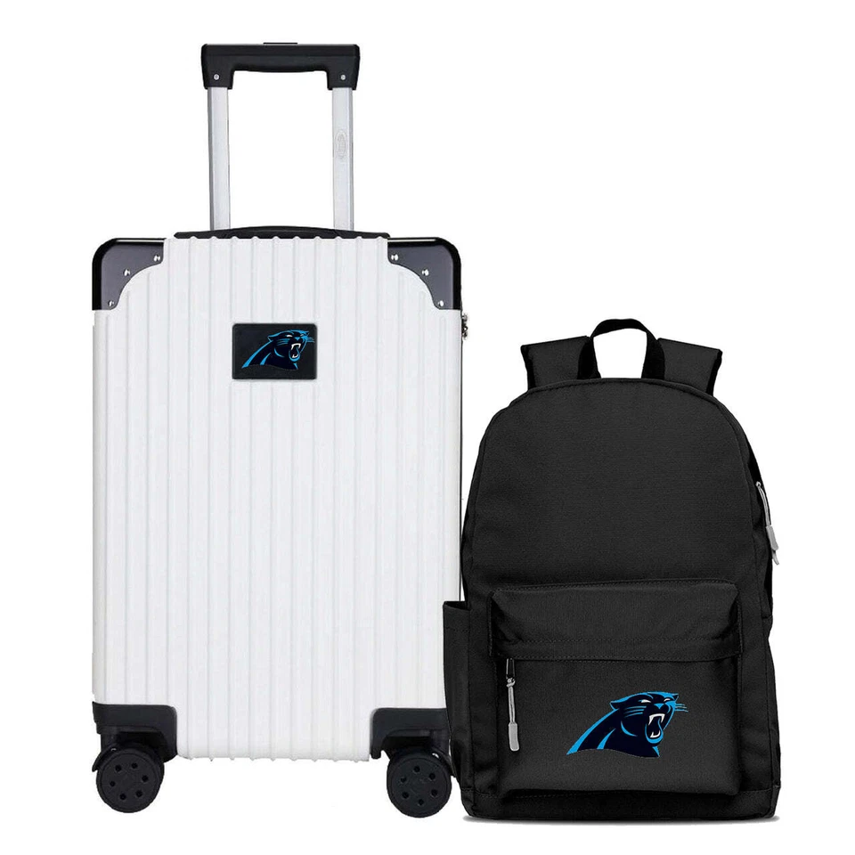 Carolina Panthers Carry-On Hardcase Spinner Luggage and Backpack Set - Image 1 of 4