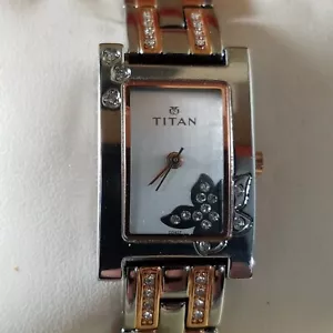 Titan Raga Women’s Analog Silver and Gold Bracelet Watch (VBM0302) - Picture 1 of 9
