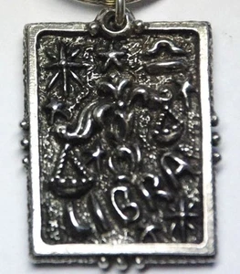 Libra Pewter keychain - Picture 1 of 3