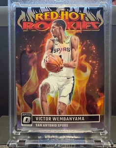 2023-24 Panini Donruss Optic Red Hot Rookies Holo Prizm Victor Wembanyama #2 RC - Bild 1 von 2