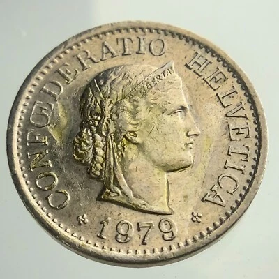 1979 Switzerland 10 Rappen KM# 27 Circulated Coin HH277 - Image 1 of 4