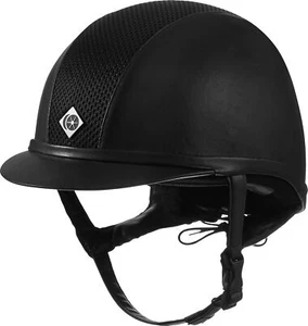 Charles Owen AYR8 Plus Leather Look Round Shell - Picture 1 of 4