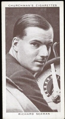 1939 W.A. & A.C. Churchman Kings of Speed #22 Richard Seaman EX - Image 1 of 2