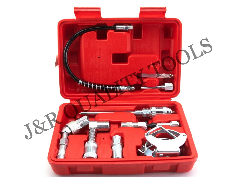 KIT DE AYUDA A LA LUBRICACIÓN VCT PISTOLA DE GRASA ACCESORIOS DE MANGUERA AGUJA INYECTORA ZERK  Foto 1 de 1