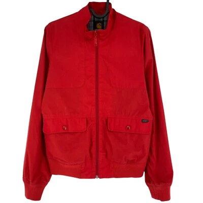 Carhartt Rojo Mezcla de Algodón CHAQUETA TALLA S - Imagen 1 de 4