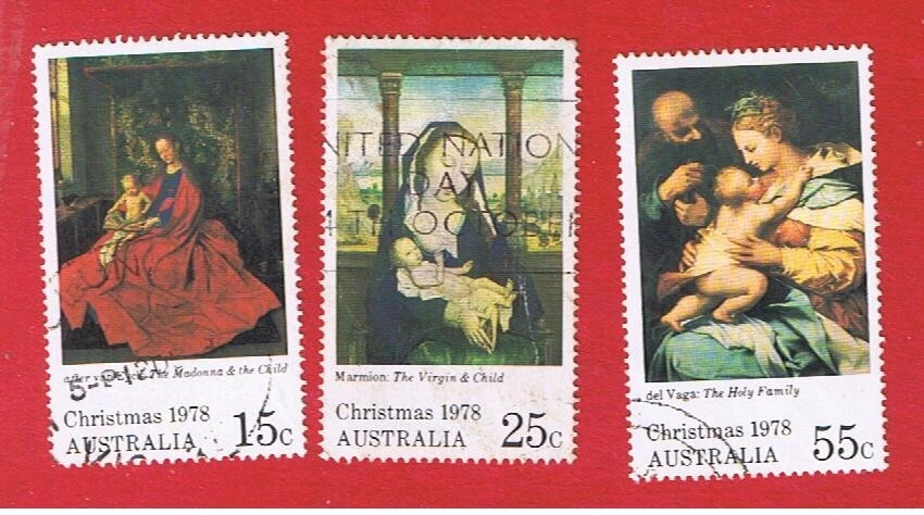 Australia #688-690  VF used  Christmas   Free S/H - Image 1 of 1