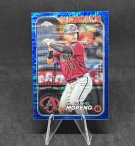 2024 Topps Chrome Gabriel Moreno Blue Sonar Refractor #/125 Diamondbacks - Picture 1 of 4