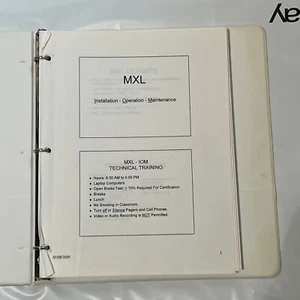 Siemens MXL/MXLV Control Panel Operation, Installation, & Maintenance Manual - Picture 1 of 3