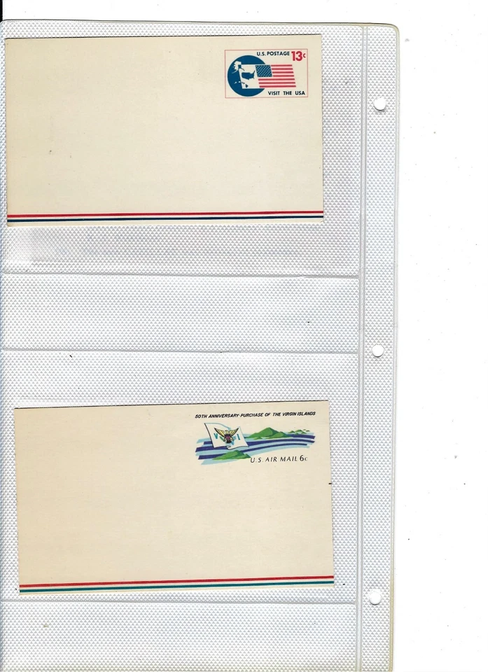 US: 2 postal cards NEW/used MNH 122939 - Image 1 of 1