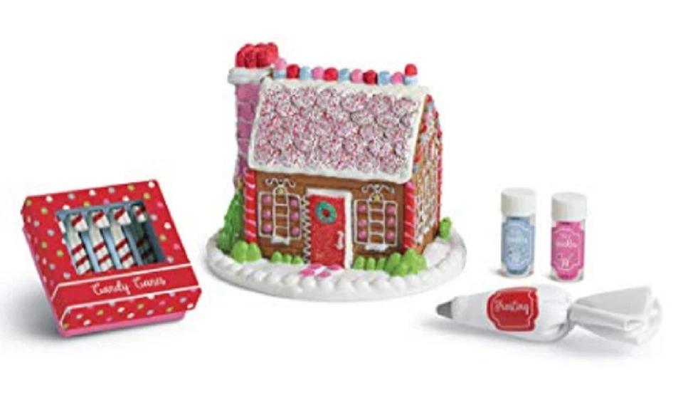 American Girl AG Wellie Wisher Festive Gingerbread House Set for Dolls - Image 1 of 3