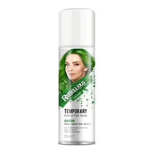 Rebellious Hair Colour Spray Can Temporary Wash Out Adults & Kids Party Festival - Picture 1 of 21