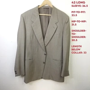 Canali Proposta Herren 42 lang oliv Sport Blazer Jacke langarm reine Wolle - Bild 1 von 23