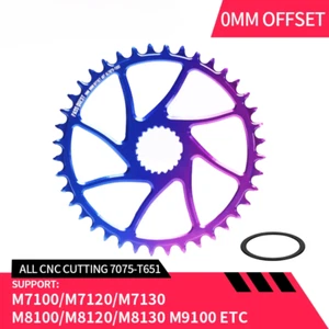 0mm Offset Chainring 30-40T Narrow Wide Teeth 30-42T for M7100 M8100 Sprocket - Picture 1 of 40