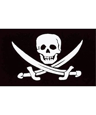 Pirate (Jack Rackham) Flag 3ft x 5ft printed polyester Foto 1 de 1
