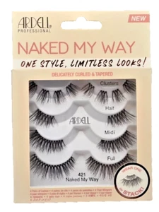 Ardell Professional #421 Naked My Way Eyelashes New - Picture 1 of 4