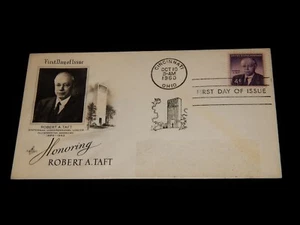 Vintage Cover,1960 FDC,CINCINNATI,OH,ROBERT A TAFT,Honoring Congressional Leader - Picture 1 of 3