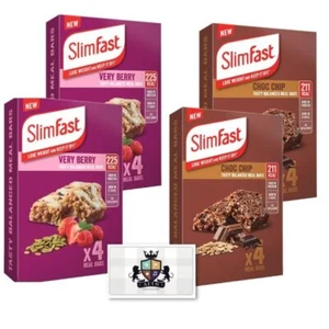 AETN Creations Slimfast Mahlzeit Ersatz Bar Bündel Pack 16x60g Schokoladenchip - Bild 1 von 7