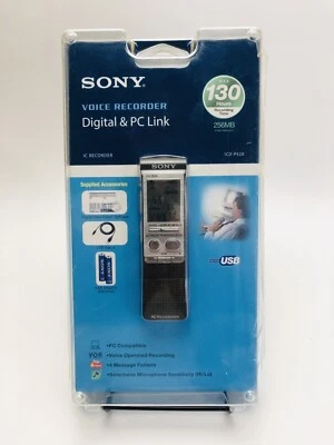 Sony ICD-P520 Digital Voice Recorder with 256 MB - Image 1 of 4
