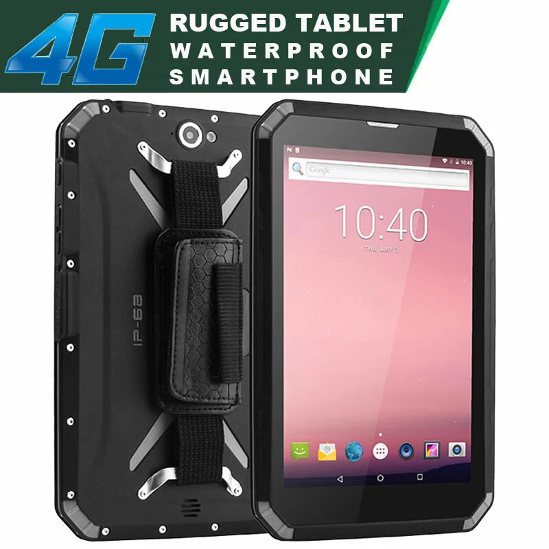 8" Unlocked Android 4G LTE Rugged Smartphone Phone Tablet Mobile NFC Waterproof - Image 1 of 4
