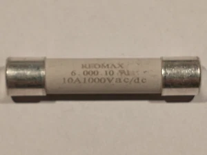 New -REOMAX multimeter fuse 632 series 10A 1000v 6.3 x 32mm - Imagen 1 de 1