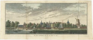 Antique Print of Gouda by Tirion (c.1755) - Picture 1 of 1