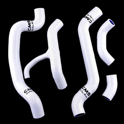Silicone Radiator Hose Kit for 2007-2014 Ducati 848 1098 1198 S / 848 EVO White Foto 1 de 4
