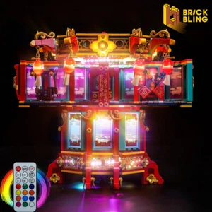 Juego de luces LED BrickBling para linterna de trote LEGO 80116 (control remoto RGB) - Imagen 1 de 11