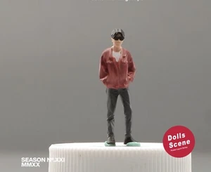 1:64 Figura Pintada Mini Modelo Miniatura Resina Diorama Gafas de Sol Hombre Niño Moda - Imagen 1 de 6