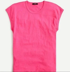 J Crew Drop Shoulder Women’s T-shirt, Pink, XL, NWT, Original Packaging. - Picture 1 of 8