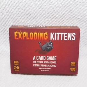 Juego de cartas EXPLODING KITTENS 2015 edición Kickstarter original excelente - Imagen 1 de 4