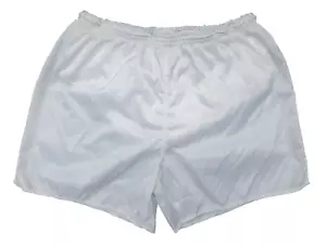 ADIDAS Genua Glanz Nylon Shorts D7 Fußball Turnhose Vintage weiß Sport Gym DFB - Bild 1 von 22