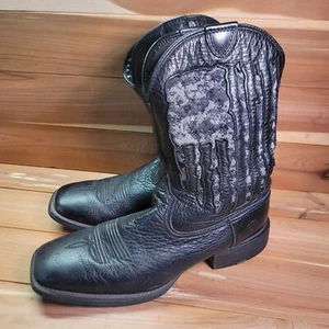 Ariat Stiefel Herren 11 D Sport My Country VentTEK Western Schwarz Cowboy 10044563 - Bild 1 von 11