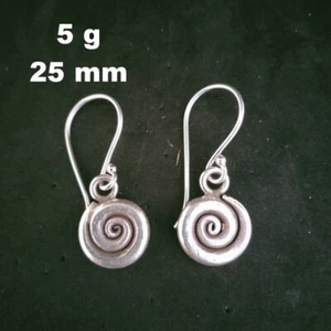 EDLE SILBER OHRRINGE 925 STERLING BASTELN Hänger 5g Charms filigran rund 23225 - Bild 1 von 7