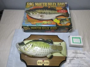 Vintage 1999 Big Mouth Billy Bass The Singing Sensation in OVP - NOS - Bild 1 von 15