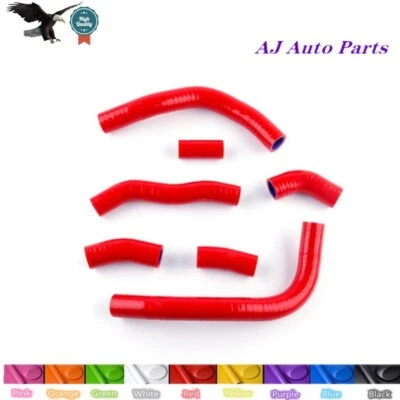 Red For HONDA CRF450R CRF 450R 2009-2012 Silicone Rubber Tube Radiator NEW Hose - Image 1 of 4