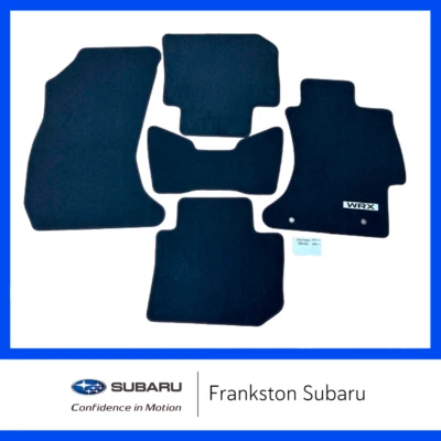 Genuine Subaru WRX Carpet Floor Mat Black Set Of 5 2016 - 2021 - image 1 of 4