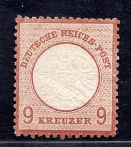GERMANY 1872 NINE KREUZER SCOTT #25 MINT NO GUM - Picture 1 of 2